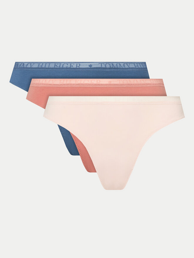 Tommy Hilfiger Tommy Hilfiger Набір з 3 пар стрінгів UW0UW04890 Кольоровий