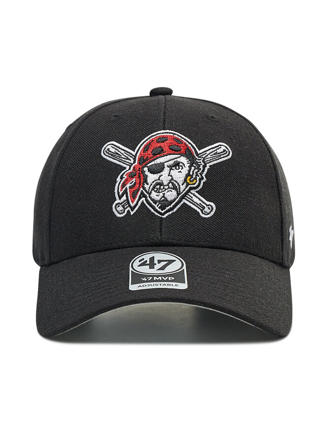 47 Brand Czapka z daszkiem 47 Brand MLB Pittsburgh Pirates B-MVP20WBV-BKO Czarny