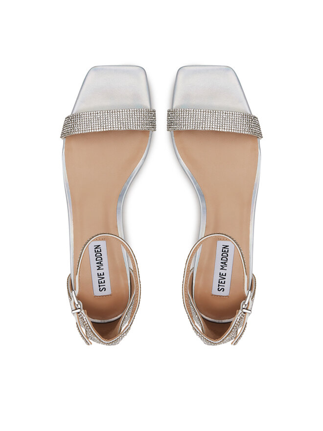 Steve Madden Sandały Steve Madden Gena-R SM11003580 Srebrny