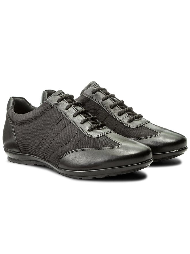 Geox Pusbačiai Geox U Symbol B U74A5B 01143 C9999 Juoda