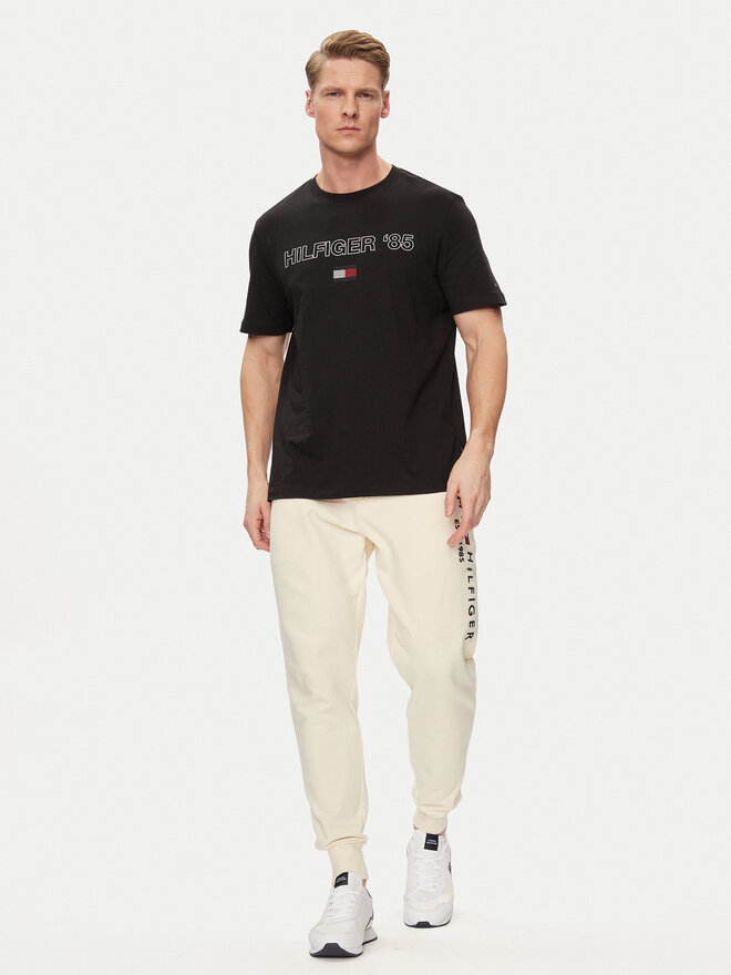 Tommy Hilfiger Tommy Hilfiger Camiseta 85' MW0MW34427 Negro Regular Fit