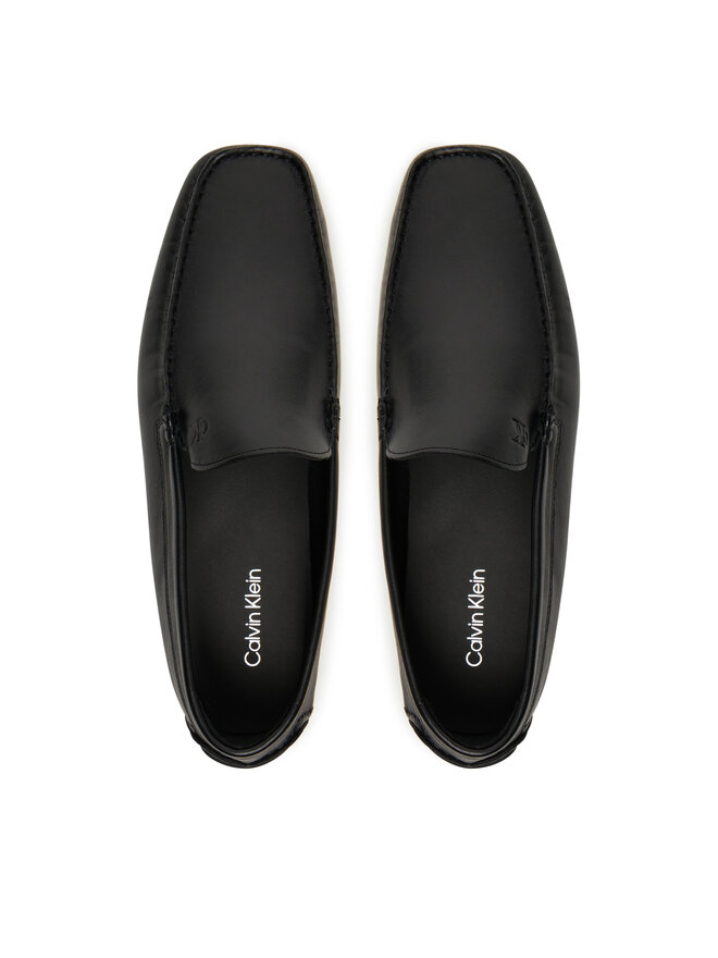 Calvin Klein Mokasyny Calvin Klein Driver Lth HM0HM01864 Czarny