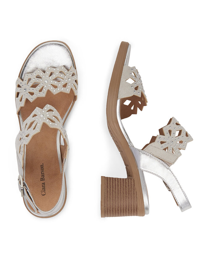 Clara Barson Sandalias Clara Barson WS10006-08 Plata