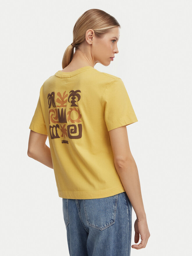 Quiksilver Quiksilver T-Shirt Standard  EQWZT03197 Gelb Regular Fit