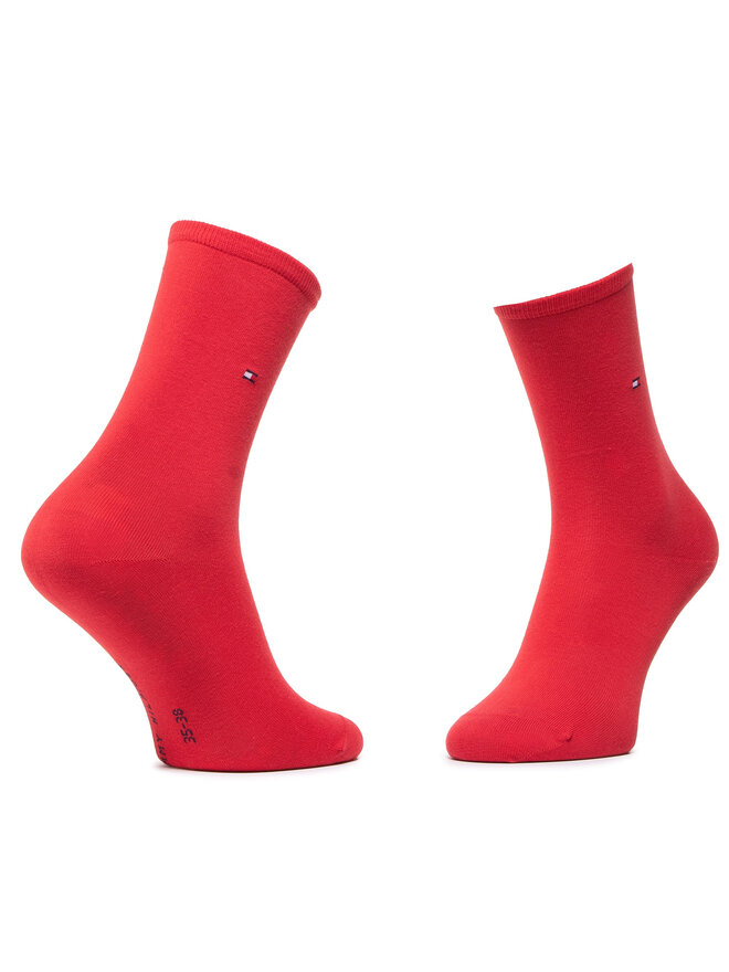 Tommy Hilfiger 2 pares de calcetines altos para mujer Tommy Hilfiger 100001493 Azul marino