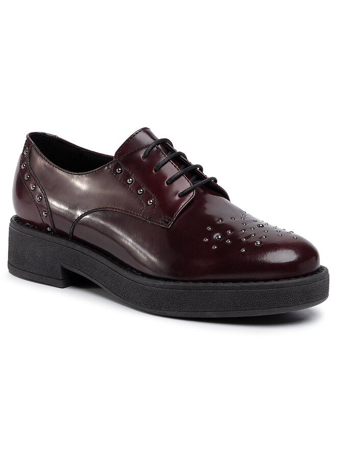 Oxfords Geox D Adrya A D949TA 00038 C7005 Bordeaux | escarpe.it