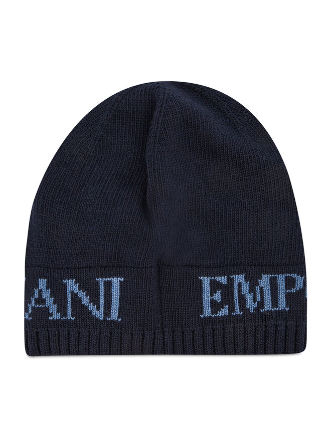 Emporio Armani Šalles un cepures komplekts Emporio Armani 628005 CC983 00035 Tumši zils