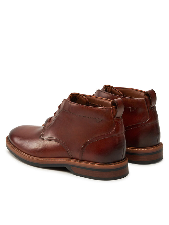 Clarks Зимни обувки Clarks Aldwin Chukka 26178425 Кафяв