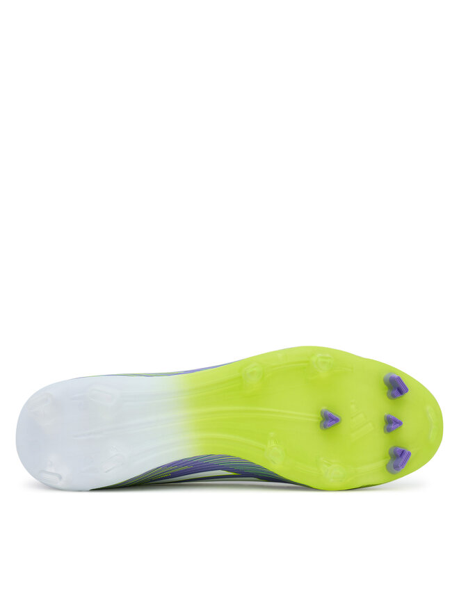 adidas Buty do piłki nożnej adidas F50 League Mid Firm/Multi-Ground Boots JI0886 Fioletowy