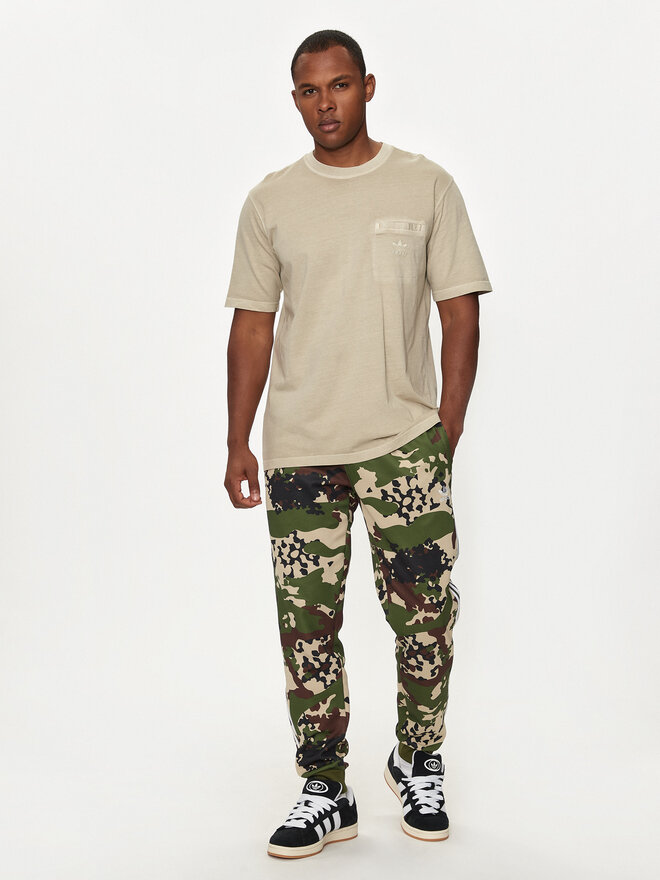 adidas adidas Футболка Trefoil Essentials+ IS1763 Бежевий Regular Fit