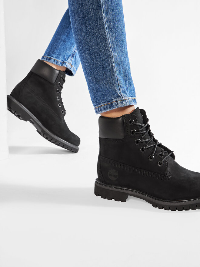 Timberland Schnürstiefeletten Timberland 6In Premium Boot 8658A/TB08658A0011 Schwarz