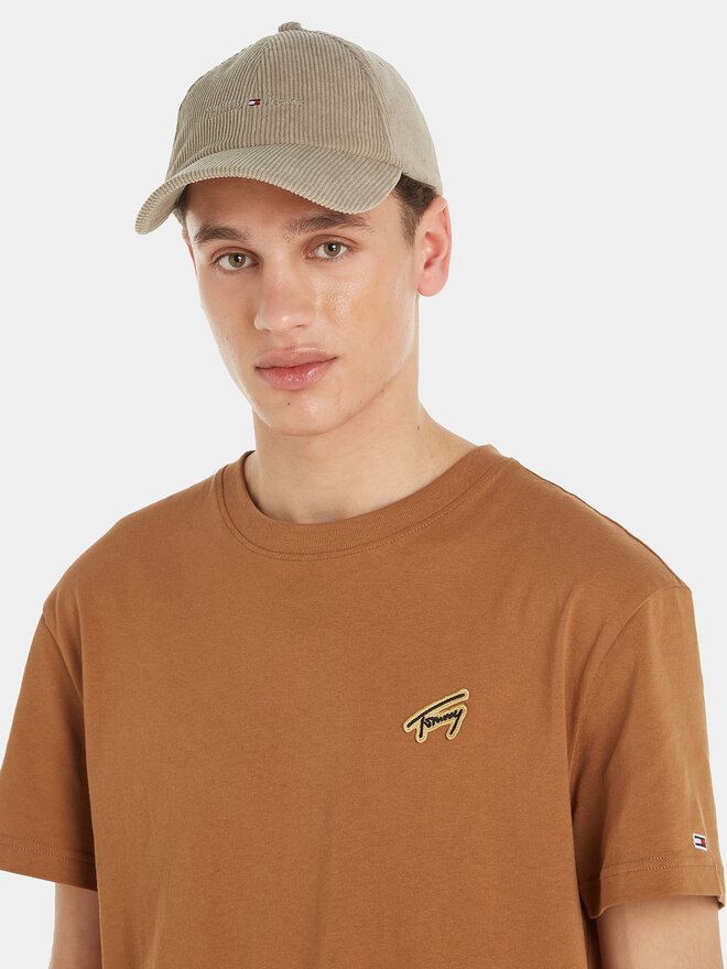 Tommy Jeans Шапка с козирка Tommy Jeans Im Tju Sport Corduroy Cap AU0AU01807 Зелен