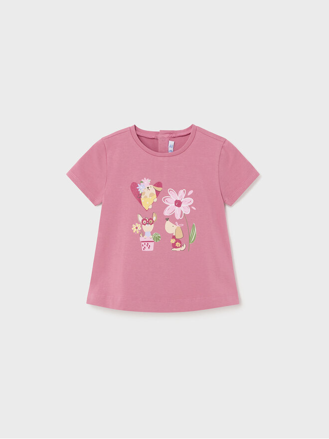Mayoral Mayoral T-Shirt 1014 Rosa Regular Fit