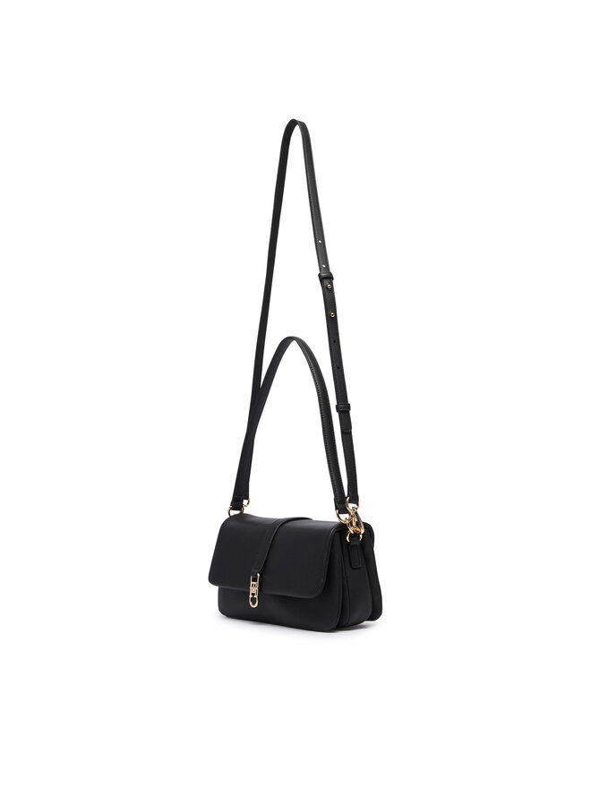 Tommy Hilfiger Handtasche Tommy Hilfiger Th Libre Conv Flap Crossover AW0AW19195 Schwarz