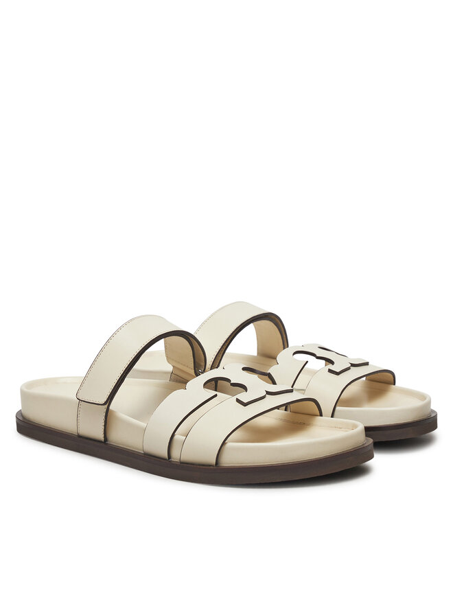 Tory Burch Klapki Tory Burch Ines Sport Slide 161636 Écru