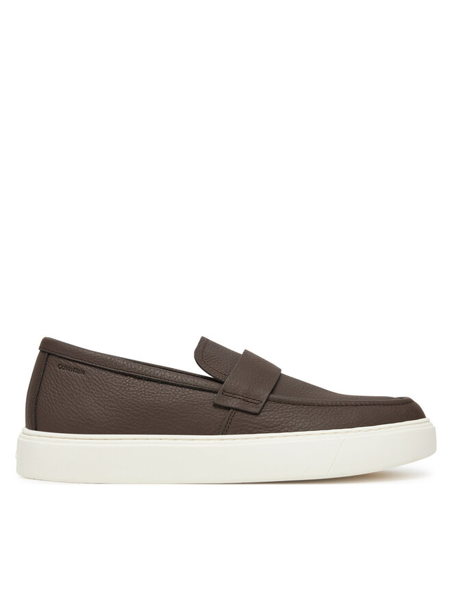 Calvin Klein Tenisice Calvin Klein Moccasin Lth Unlined HM0HM01813 Smeđa