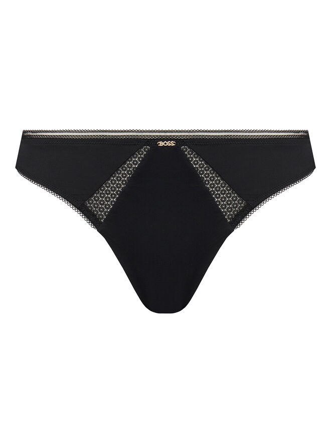 BOSS BOSS Tanga Pure 50545055 Fekete
