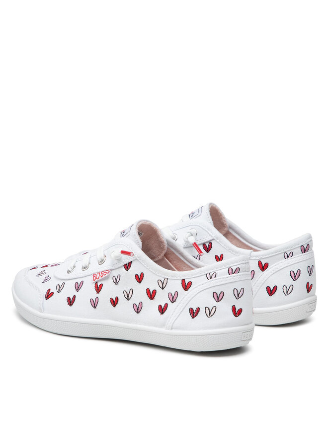 Skechers Sneakersy Skechers Love Brigade 113951/WRPK Biały