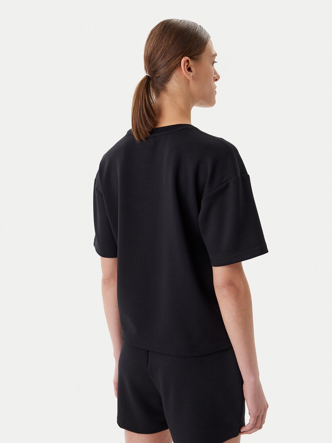 Fila Fila T-Shirt Lisakovsk FAW1044 Μαύρο Loose Fit