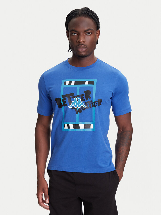 Kappa Kappa Camiseta 351U8JW 741 Azul Regular Fit