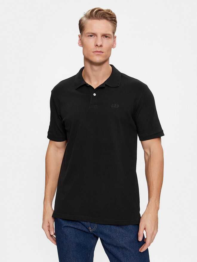 Gap Gap Polo 586306-03 Μαύρο Regular Fit
