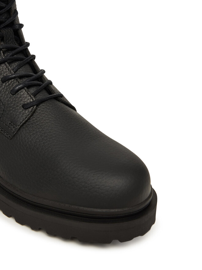 Tommy Jeans Schnürschuhe Tommy Jeans Tjm Lace Up Tumbled High EM0EM01631 Schwarz