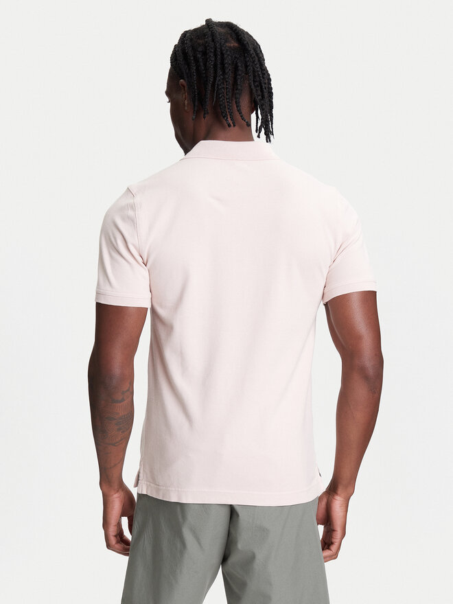 United Colors Of Benetton United Colors Of Benetton Polo marškinėliai 3WG9U301Z Rožinė Slim Fit