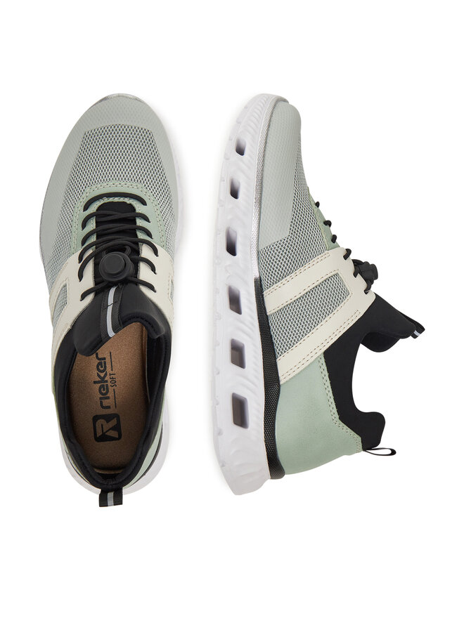 Rieker Sneakersy Rieker M6061-52 Zelená