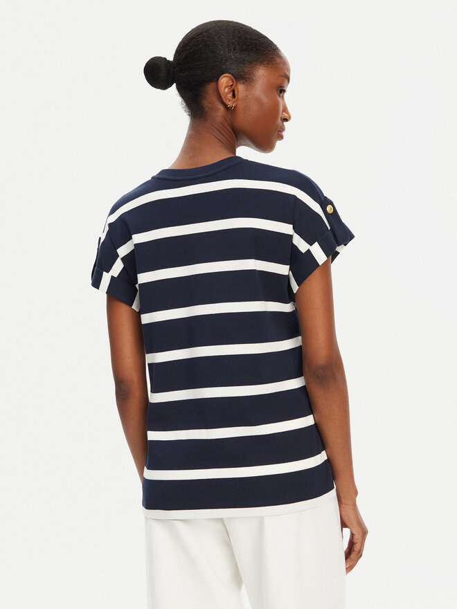 Tommy Hilfiger Tommy Hilfiger Marškinėliai Gold Button WW0WW45628 Tamsiai mėlyna Regular Fit