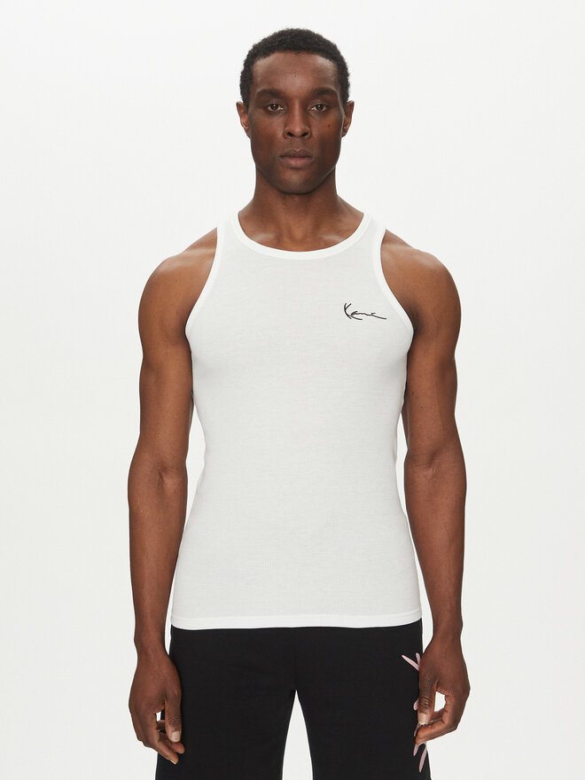 Karl Kani Karl Kani Trikó Essential 60310020 Fehér Slim Fit