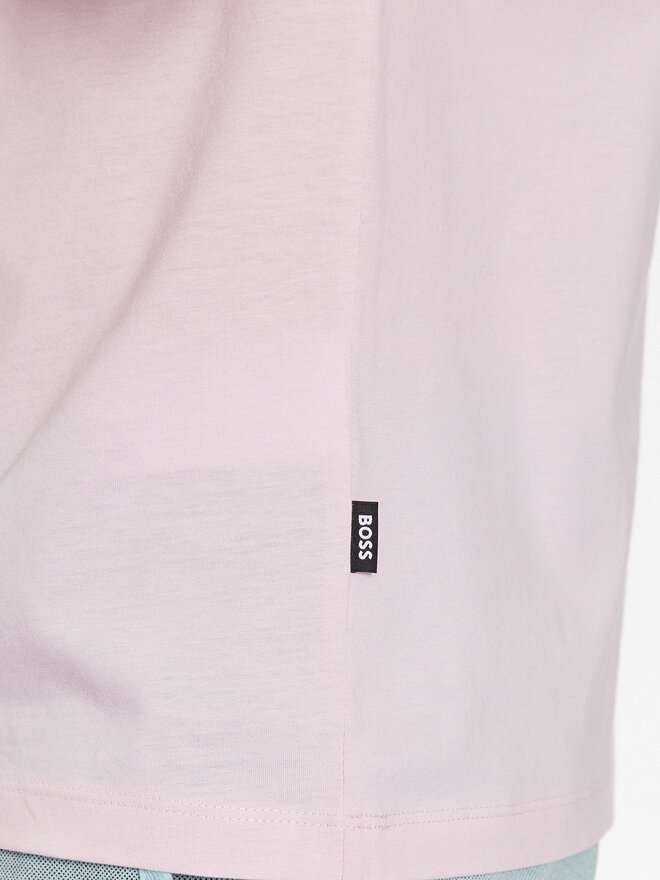 BOSS BOSS Camiseta 50468395 Rosa Slim Fit