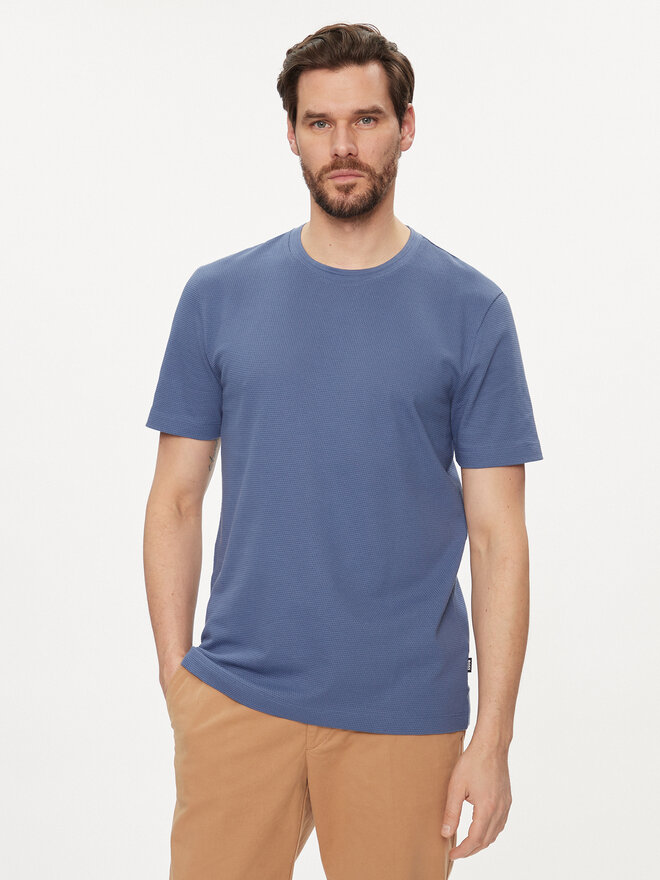 BOSS BOSS Camiseta Tiburt 240 50452680 Azul Regular Fit