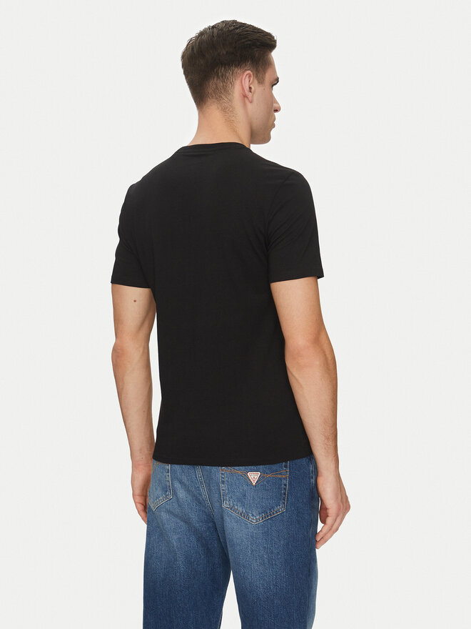 Guess Jeans Guess Jeans T-Shirt M5GI23 K8HM0 Schwarz Slim Fit