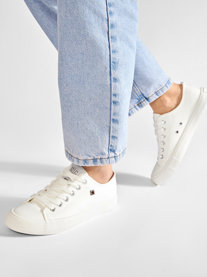 Big Star Shoes Plátěnky Big Star Shoes V274869 Bílá