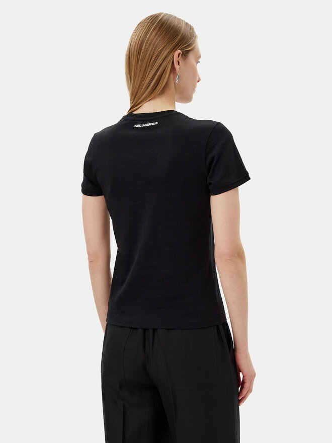 KARL LAGERFELD KARL LAGERFELD T-Shirt A2W17112 Μαύρο Regular Fit