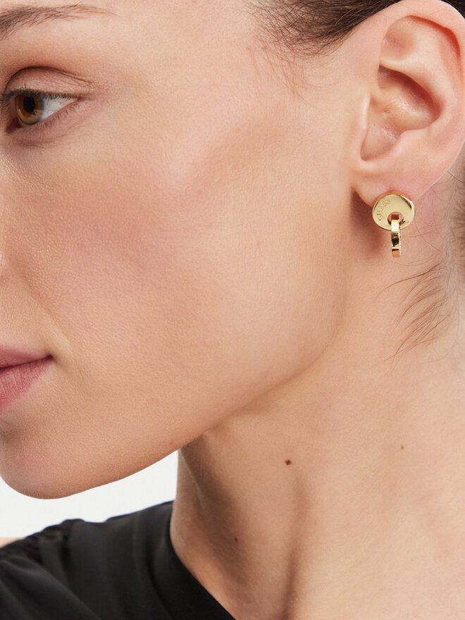 Guess Náušnice Guess JUBE05 221JW Zlatá