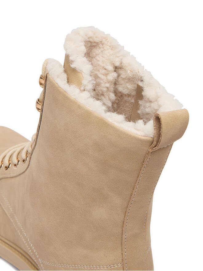 DeeZee Botines planos DeeZee HX24016-1 Beis