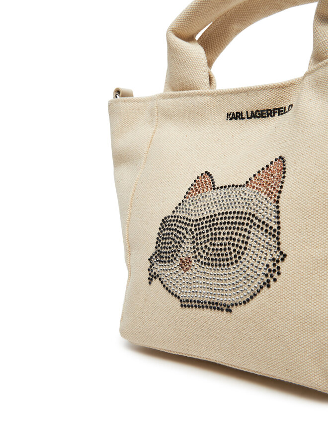 KARL LAGERFELD Torebka KARL LAGERFELD A2W50044 Écru