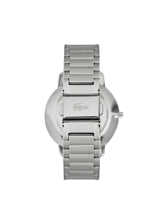Lacoste Zegarek Lacoste Crocorigin 2011305 Srebrny