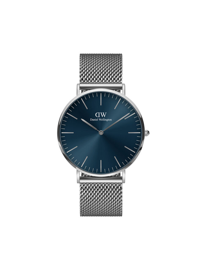 Daniel Wellington Hodinky Daniel Wellington Classic Mesh DW00100628 Tmavomodrá