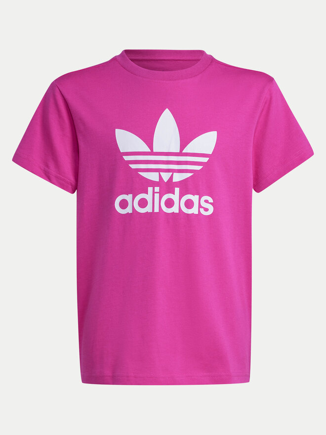 adidas adidas Marškinėliai adicolor Trefoil IY7419 Rožinė Regular Fit