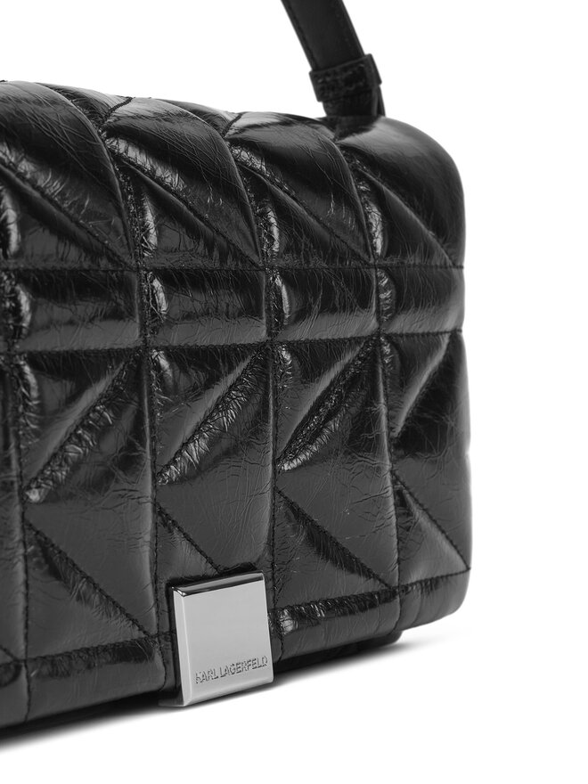 KARL LAGERFELD Ročna torba KARL LAGERFELD A1W30394 Črna