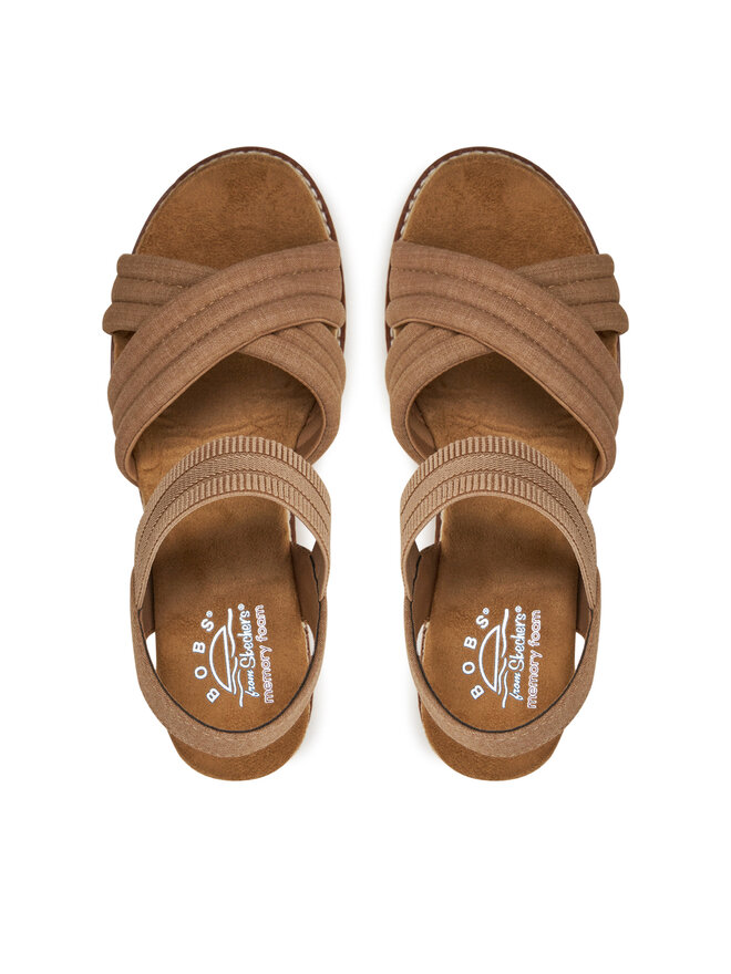 Skechers Espadryle Skechers Desert Chill-Sweet Crossing 114685/TAN Brązowy