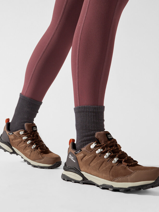 Jack Wolfskin Trekkingi Jack Wolfskin Refugio Texapore Low W 4050821 Brązowy