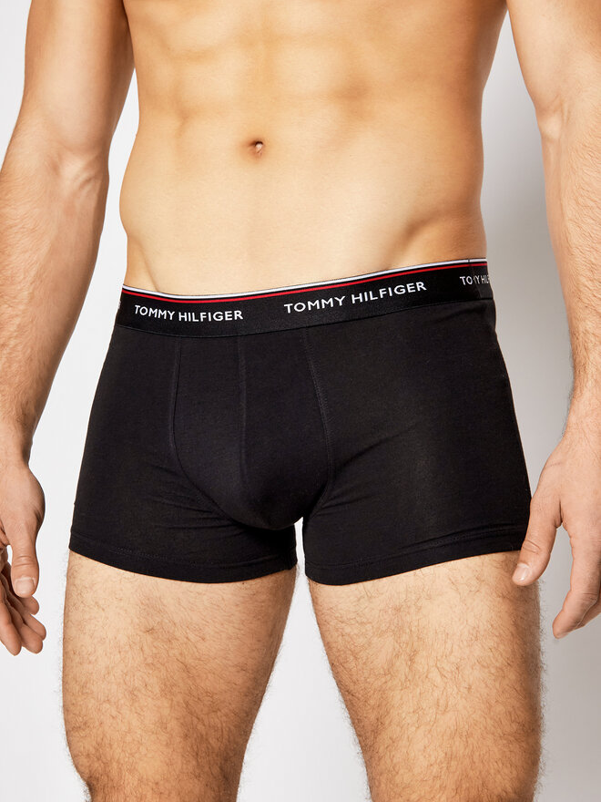 Tommy Hilfiger Tommy Hilfiger Set 3 parov boksaric 3P Trunk 1U87903842 Črna