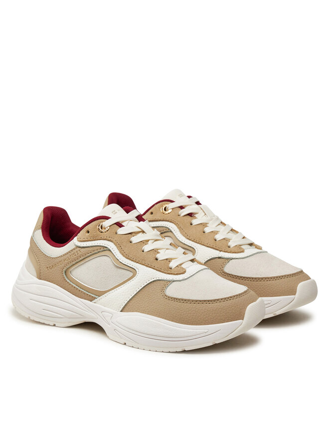Tommy Hilfiger Сникърси Tommy Hilfiger Chunky Runner FW0FW08130 Бежов