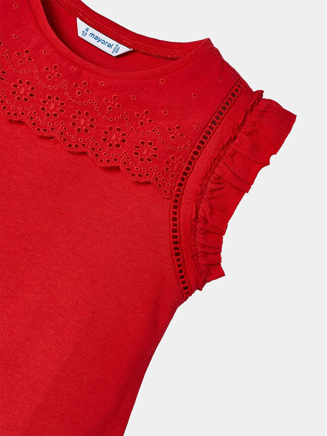 Mayoral Mayoral Top 3094 Crvena Regular Fit