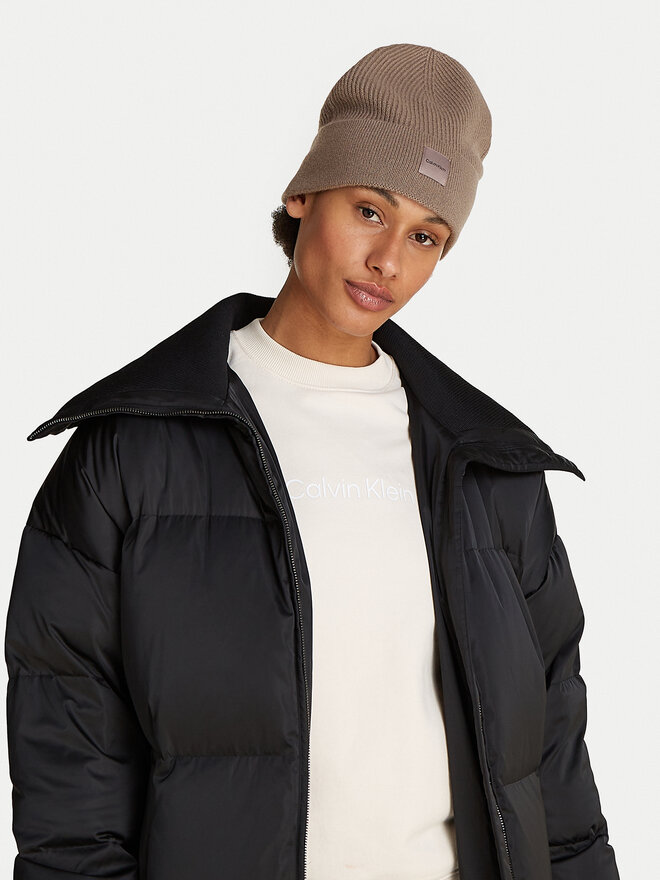 Calvin Klein Cepure Calvin Klein Chunky K60K612584 Bēšs