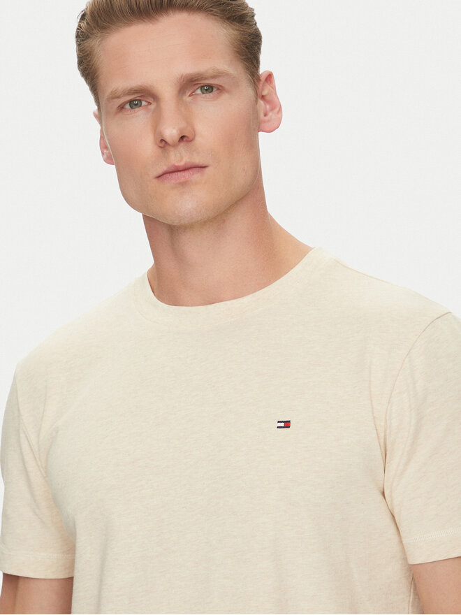 Tommy Hilfiger Tommy Hilfiger Marškinėliai UM0UM03362 Smėlio Regular Fit