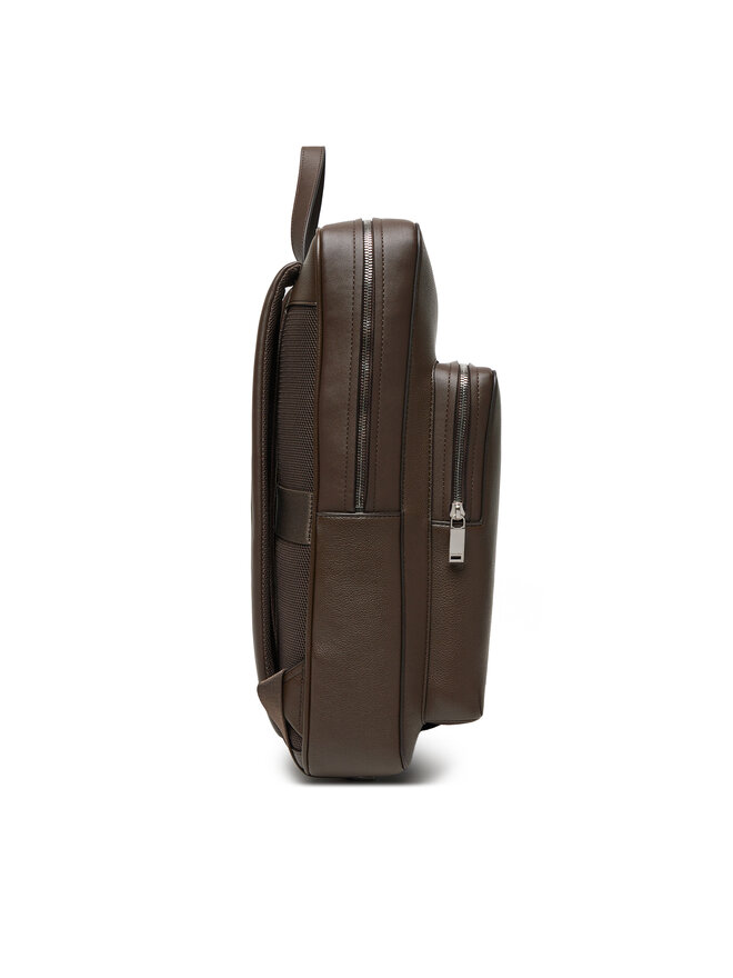 Calvin Klein Ruksak Calvin Klein Micro Pebble Slim Sq Bp 42 LV04D3005G Hnedá